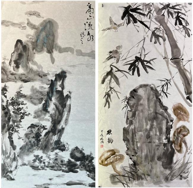 福建师范大学美术学院教授俞梦彦等知名艺术家团莅临元生泰灵芝基地采风交流(图6)