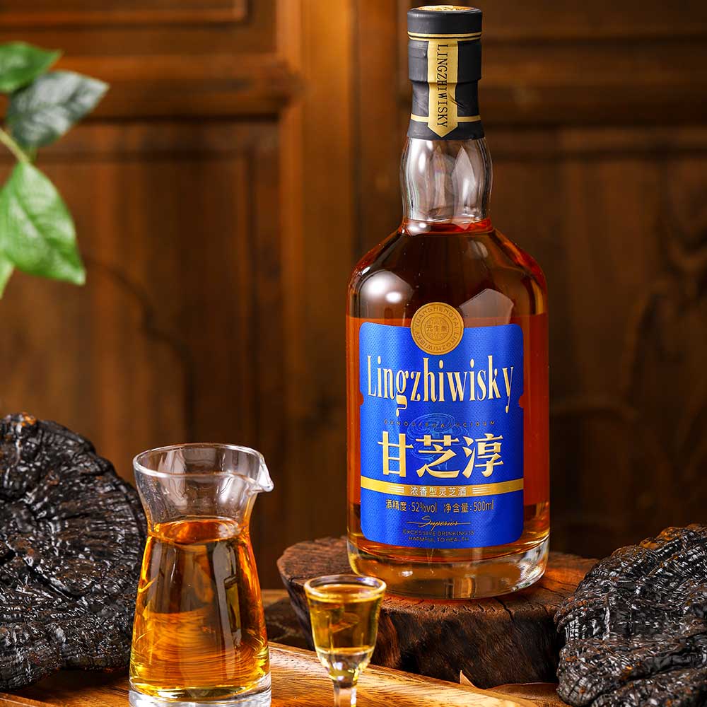 元生泰甘芝淳灵芝酒500ml/瓶 53度浓香型(图2)
