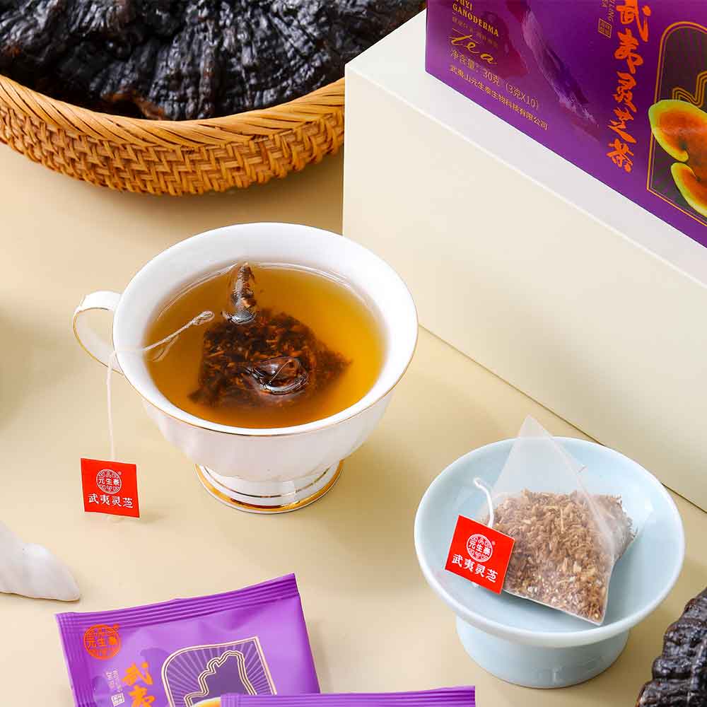 元生泰武夷灵芝茶3g*10袋/盒(图5)