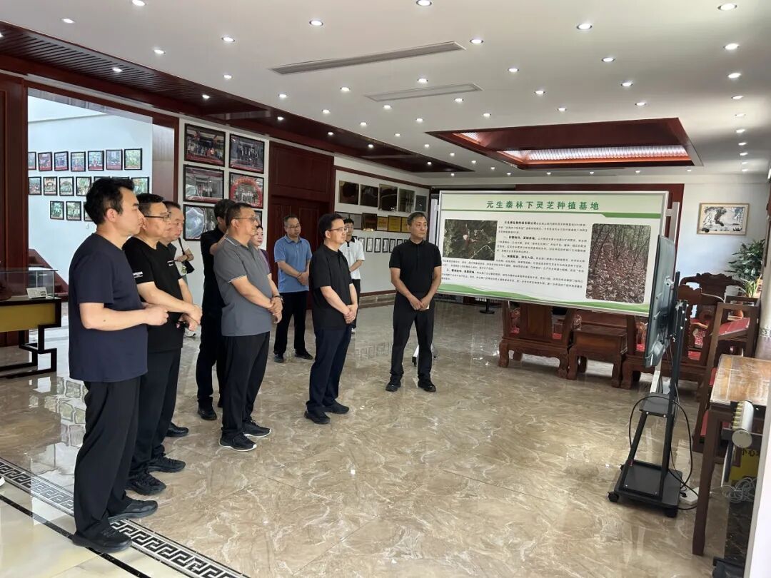 陕西省汉中市留坝县委书记史邦俭一行莅临元生泰健康产业园考察交流(配图 2)